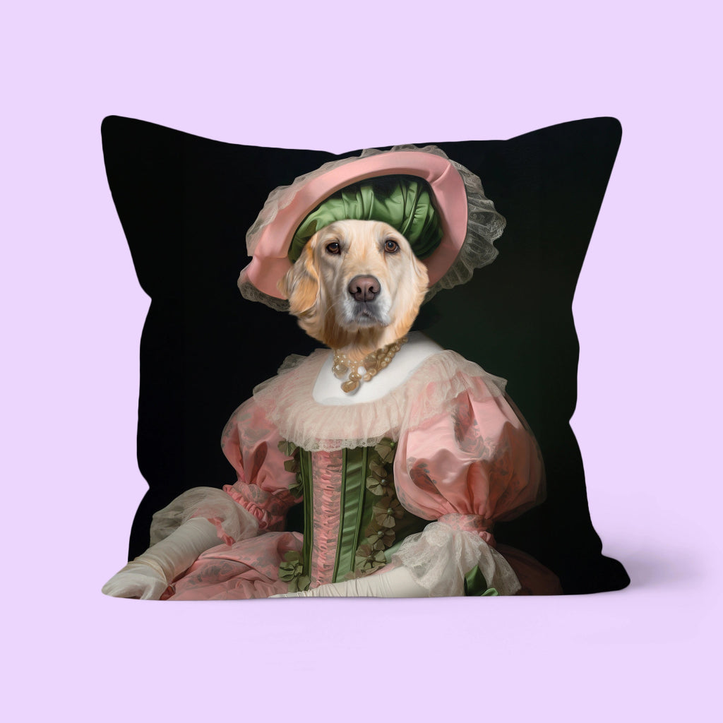 Pet Portraits | Queen Consort: Custom Pet Pillow | Paw & Glory