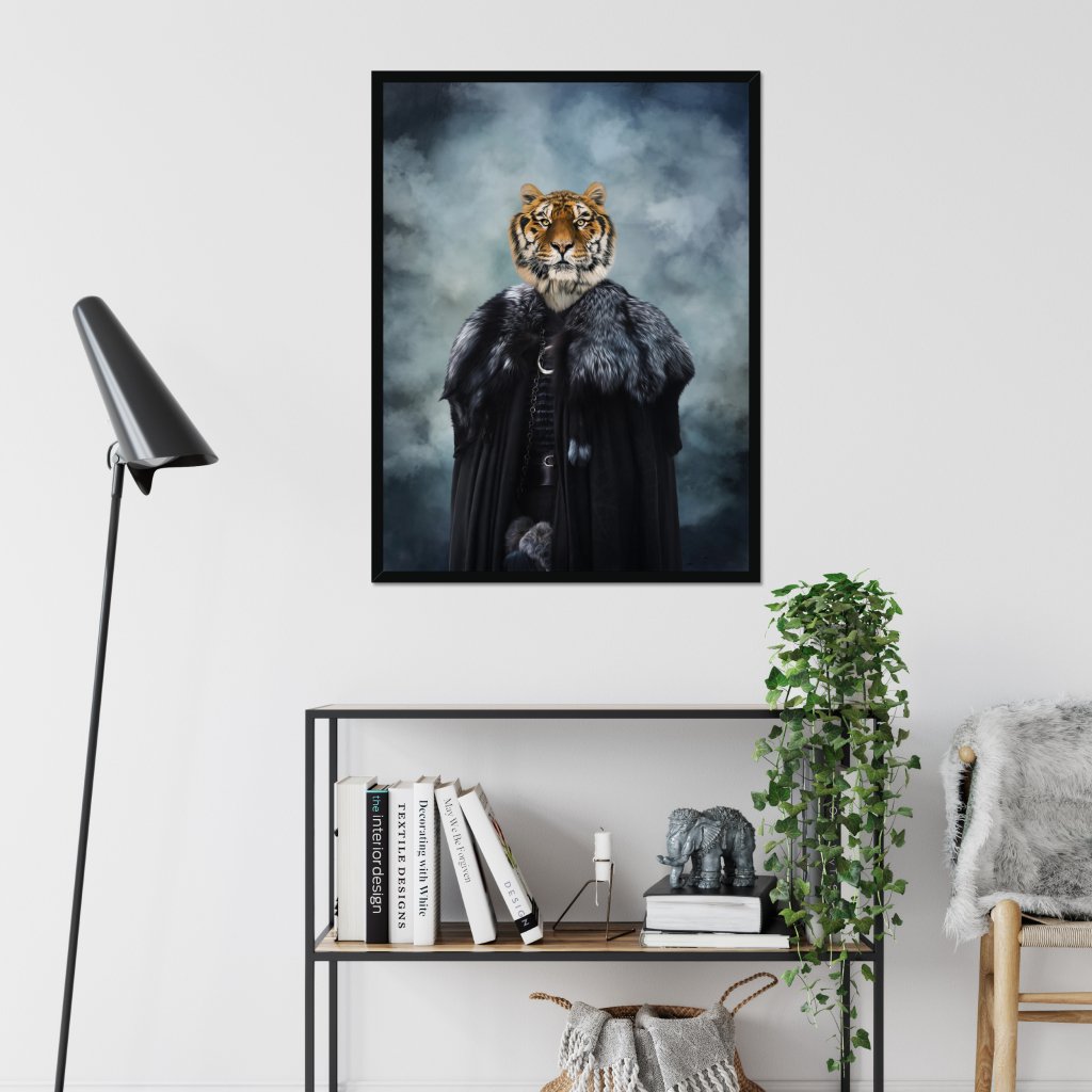 Pet Portraits | Queen Of The North (GOT Inspired): Animal Art Framed Portrait | Paw & Glory