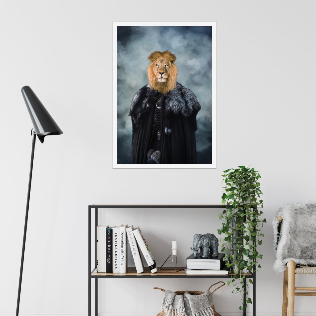 Pet Portraits | Queen Of The North (GOT Inspired): Animal Art Poster | Paw & Glory