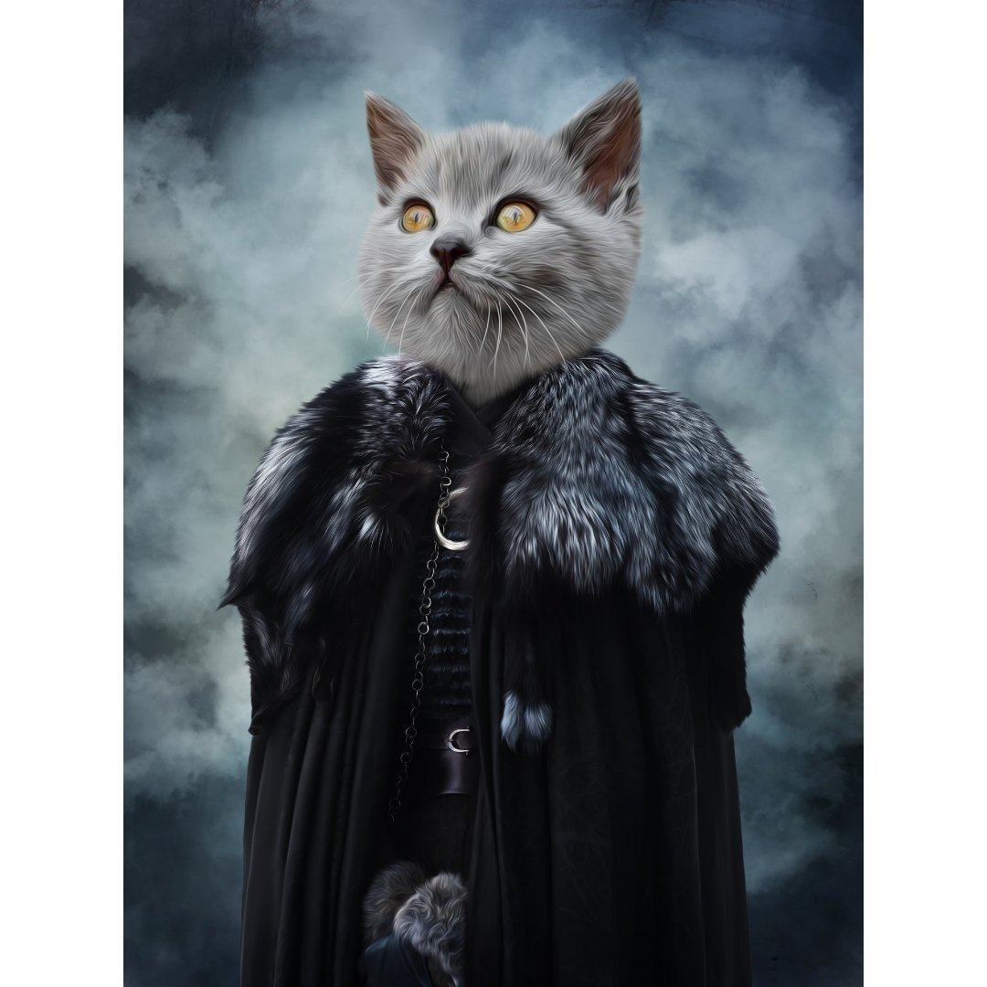 Pet Portraits | Queen Of The North (GOT Inspired): Custom Digital Download Pet Portrait | Paw & Glory