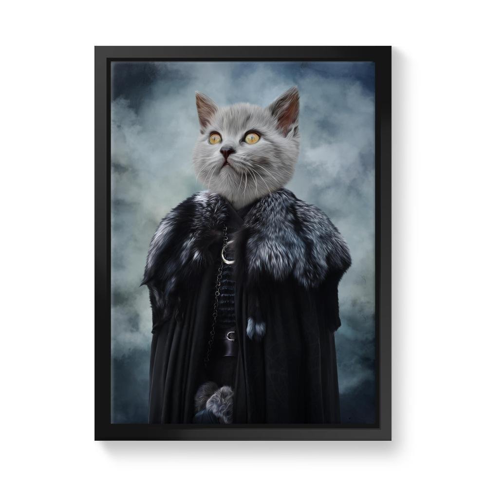 Pet Portraits | Queen Of The North (GOT Inspired): Custom Pet Canvas | Paw & Glory