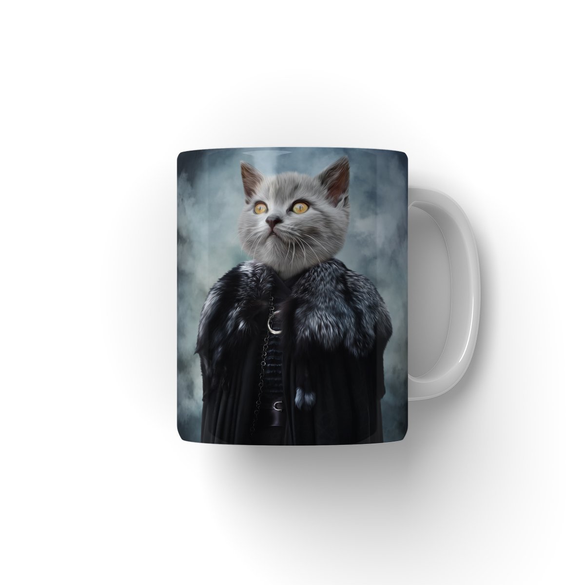 Queen Of The North (GOT Inspired): Custom Pet Coffee Mug - Paw & Glory - Dog Portraits - Pet Portraits