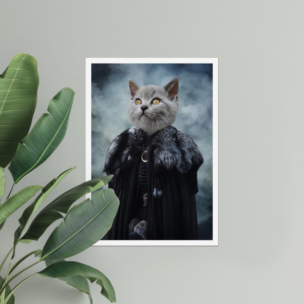Pet Portraits | Queen Of The North (GOT Inspired): Custom Pet Poster | Paw & Glory