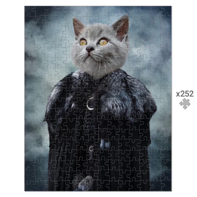 Pet Portraits | Queen Of The North (GOT Inspired): Custom Pet Puzzle | Paw & Glory
