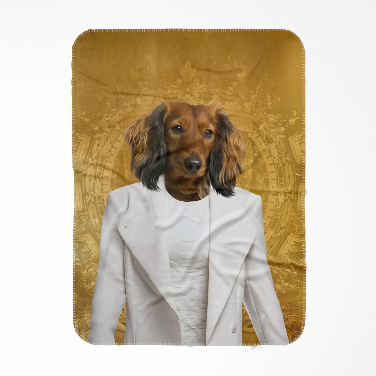 Pet Portraits | Queen Of The South: Custom Pet Blanket | Paw & Glory