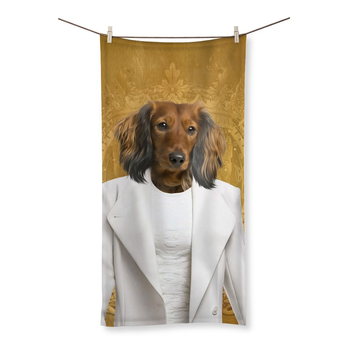 Pet Portraits | Queen Of The South: Custom Pet Towel | Paw & Glory