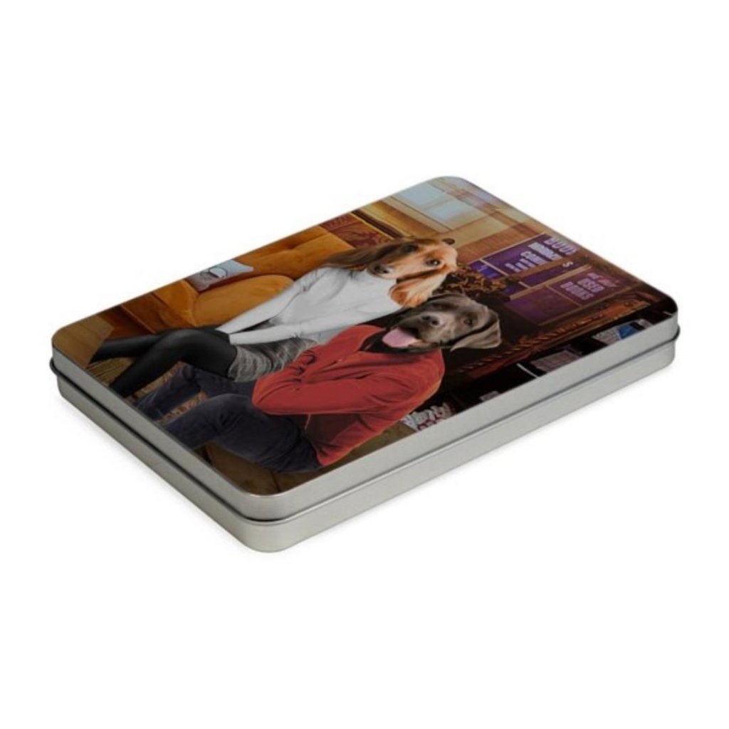 Rachel & Ross (Friends Inspired): Custom Pet Puzzle - Paw & Glory - Dog Portraits - Pet Portraits