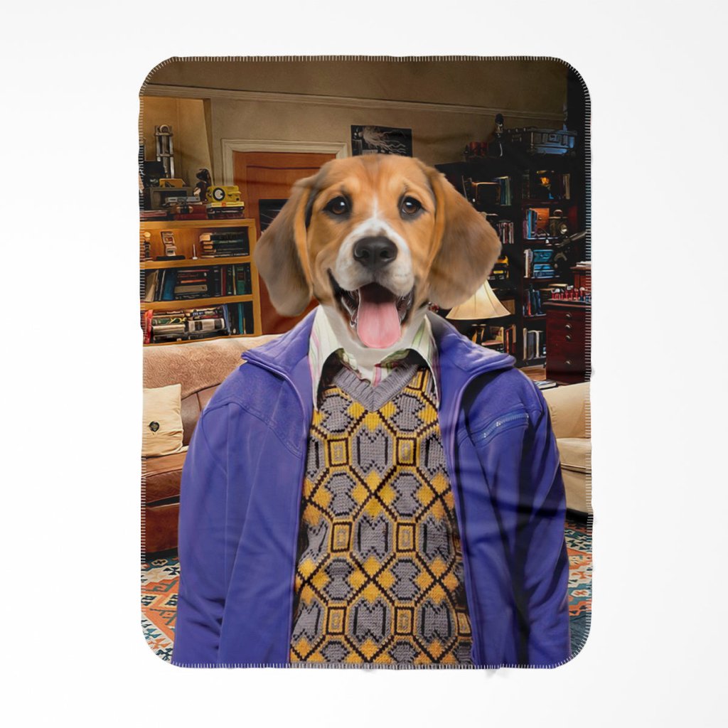 Pet Portraits | Raj Koothrappali (Big Bang Theory): Custom Pet Blanket | Paw & Glory