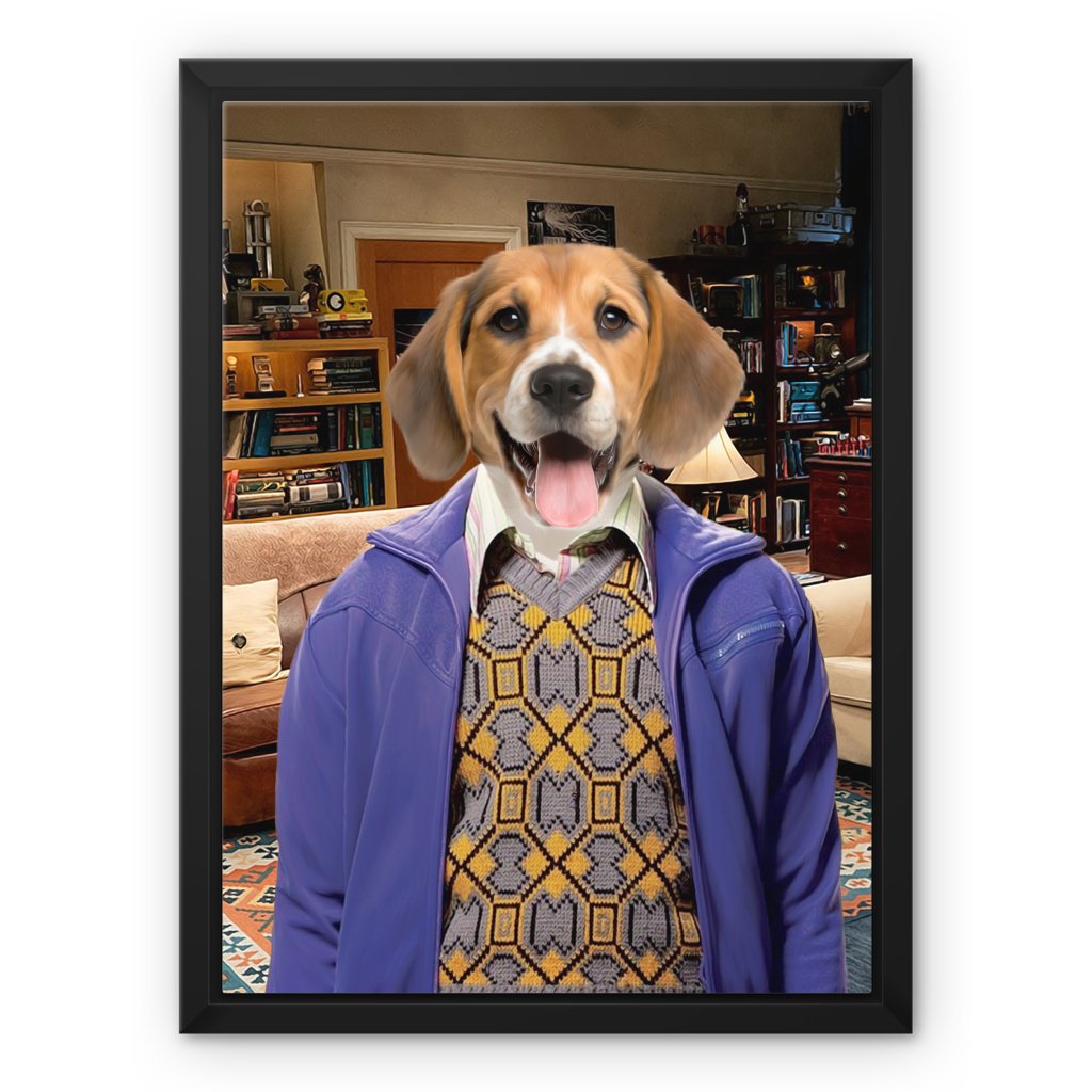 Pet Portraits | Raj Koothrappali (Big Bang Theory): Custom Pet Canvas | Paw & Glory