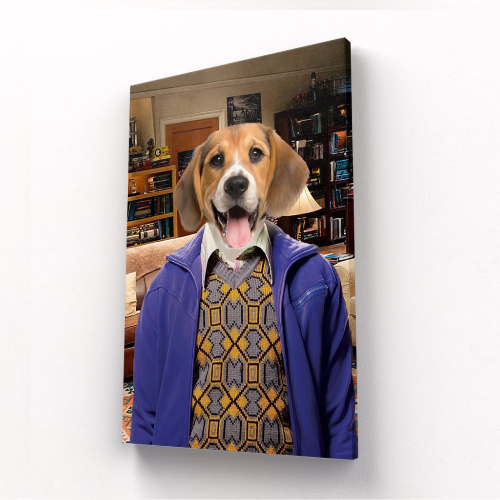 Pet Portraits | Raj Koothrappali (Big Bang Theory): Custom Pet Canvas | Paw & Glory