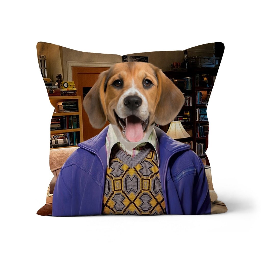 Pet Portraits | Raj Koothrappali (Big Bang Theory): Custom Pet Pillow | Paw & Glory
