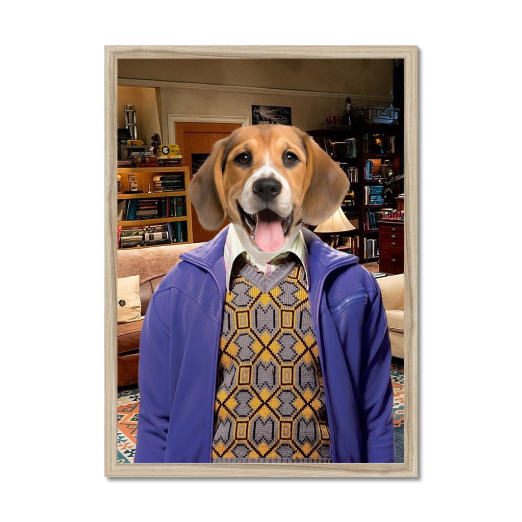 Pet Portraits | Raj Koothrappali (Big Bang theory): Custom Pet Portrait | Paw & Glory
