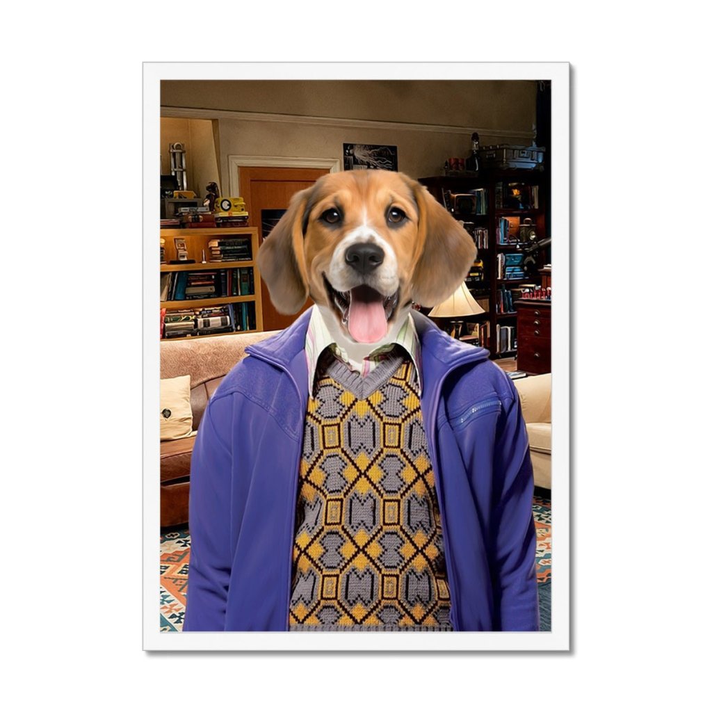 Pet Portraits | Raj Koothrappali (Big Bang theory): Custom Pet Portrait | Paw & Glory