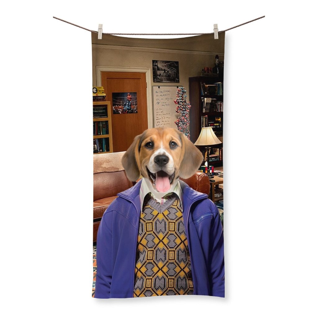 Pet Portraits | Raj Koothrappali (Big Bang Theory): Custom Pet Towel | Paw & Glory