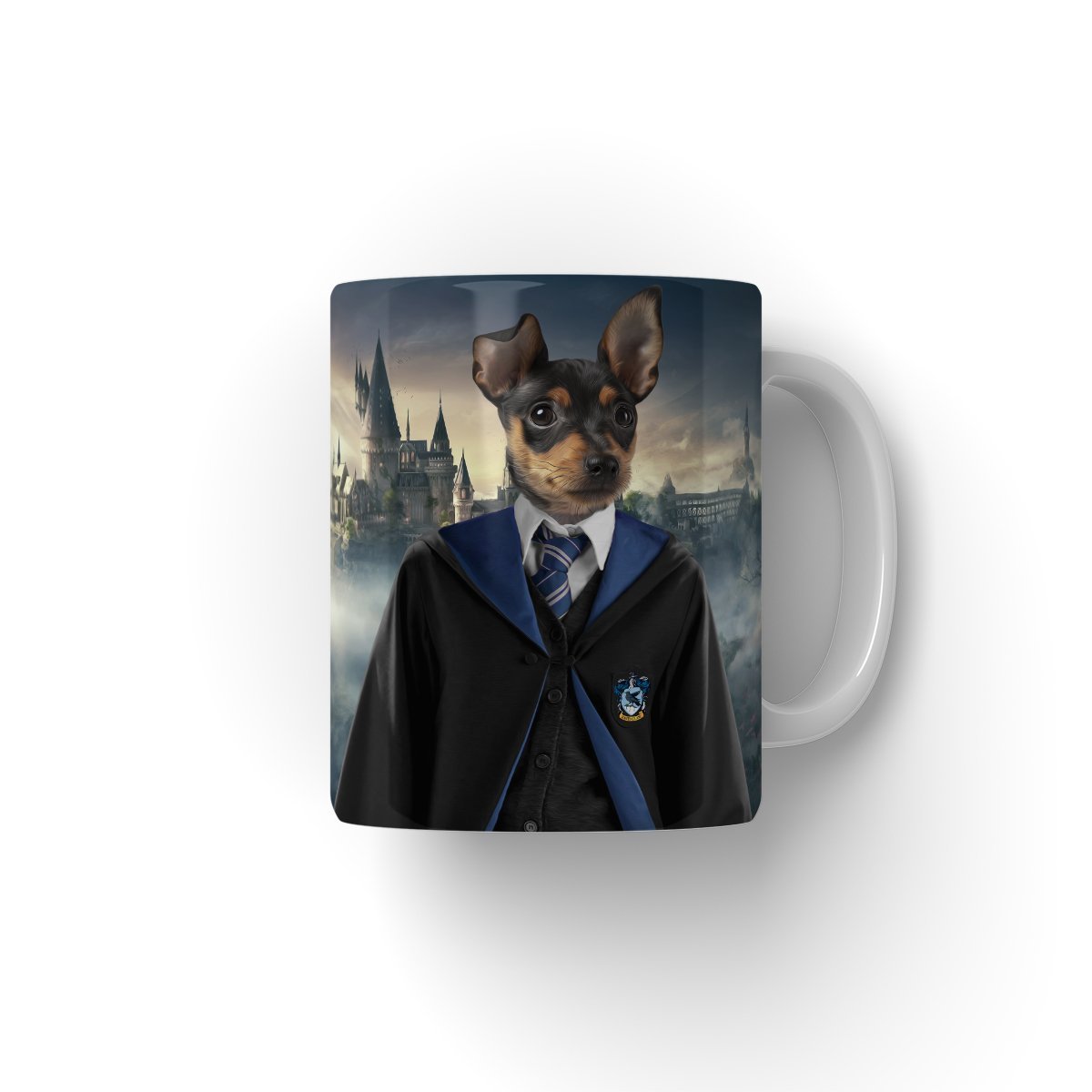 Pet Portraits | Ravenclaw (Harry Potter Inspired): Custom Pet Coffee Mug | Paw & Glory
