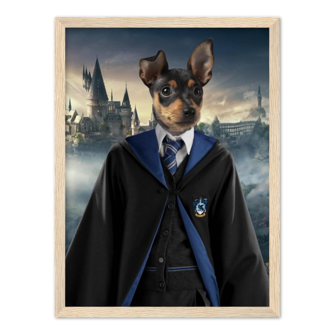 Pet Portraits | Ravenclaw (Harry Potter Inspired): Custom Pet Portrait | Paw & Glory