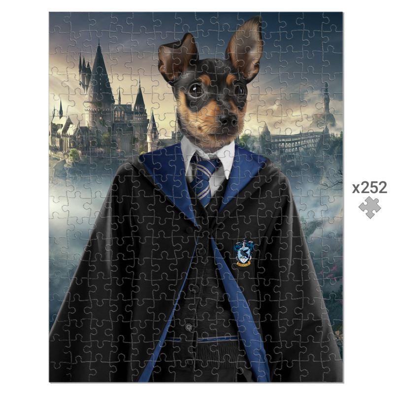 Pet Portraits | Ravenclaw (Harry Potter Inspired): Custom Pet Puzzle | Paw & Glory