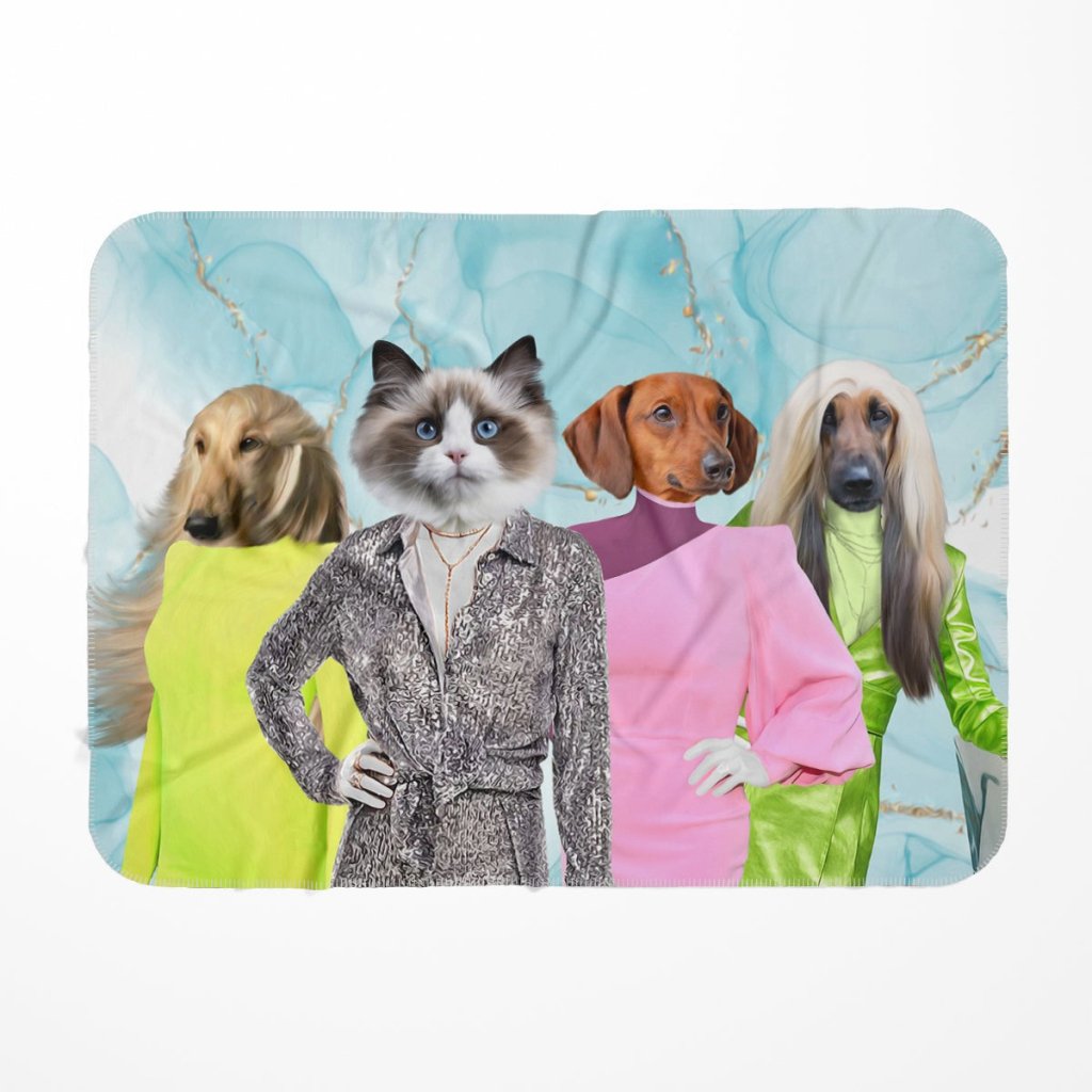 Pet Portraits | Real Housewives Of Beverley Hills: Custom Pet Blanket | Paw & Glory