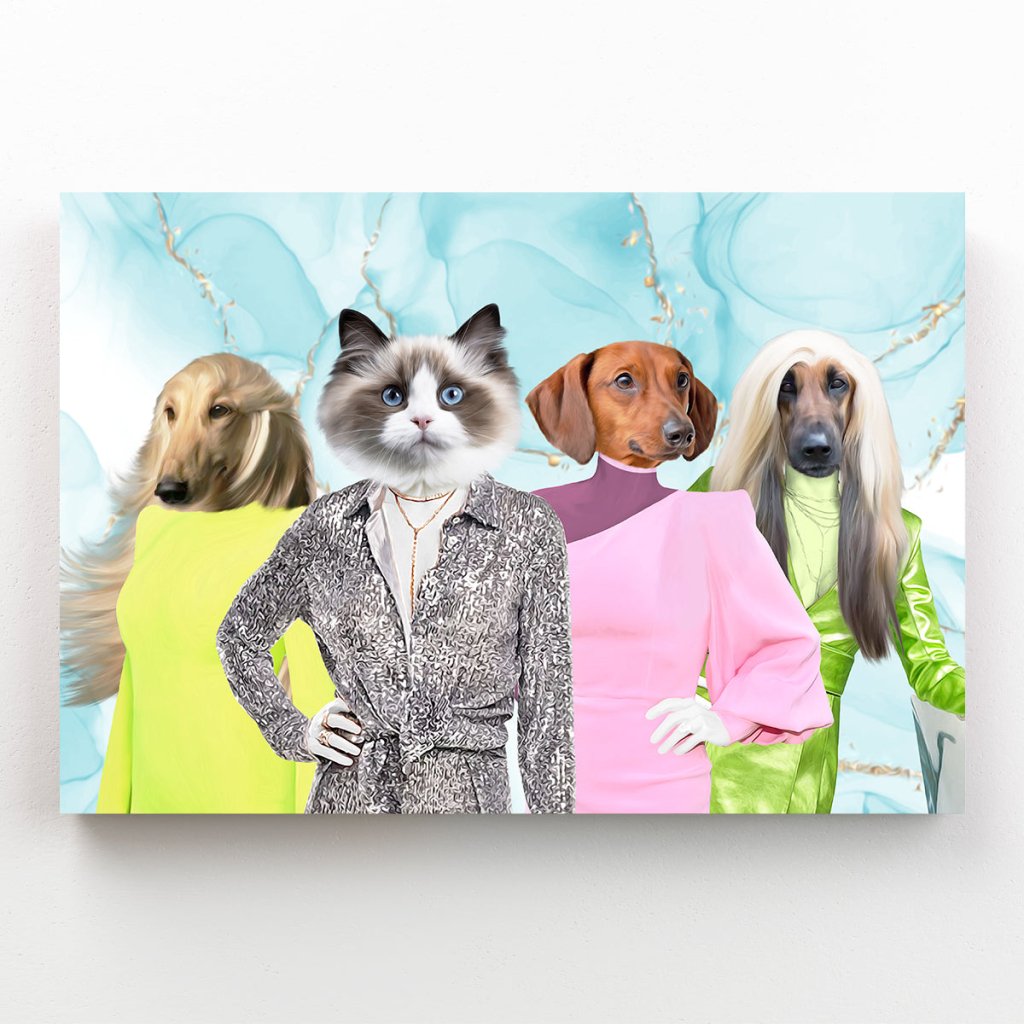 Pet Portraits | Real Housewives Of Beverley Hills: Custom Pet Canvas | Paw & Glory