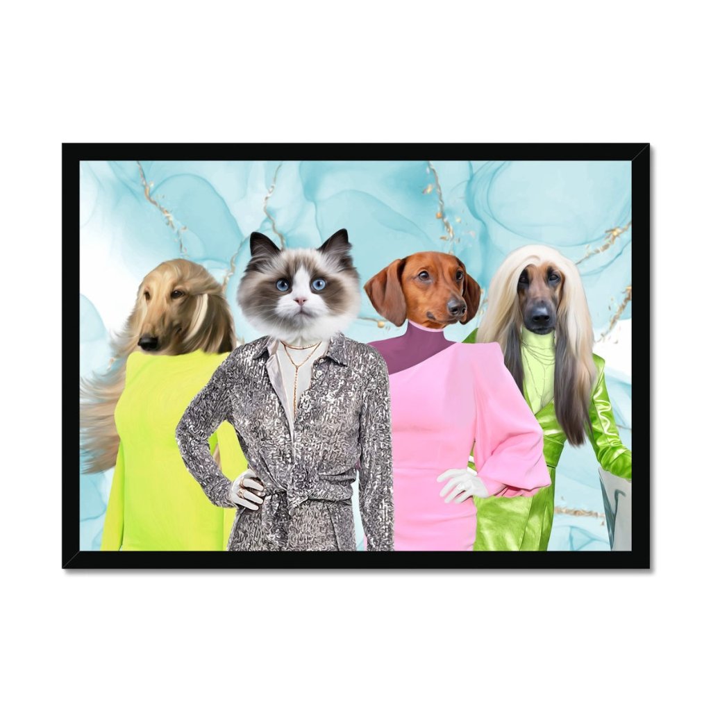 Real Housewives Of Beverley Hills: Custom Pet Portrait - Paw & Glory - Dog Portraits - Pet Portraits