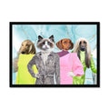 Luxury Glamour: Custom Pet Portrait