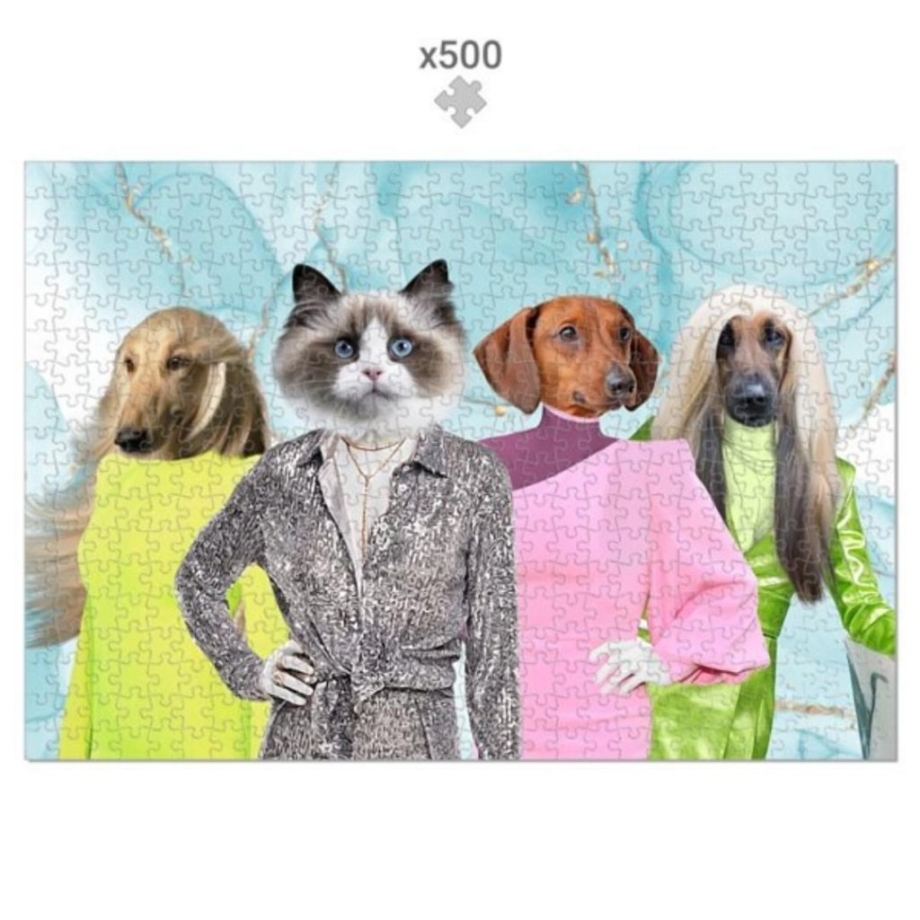Real Housewives Of Beverley Hills: Custom Pet Puzzle - Paw & Glory - Dog Portraits - Pet Portraits