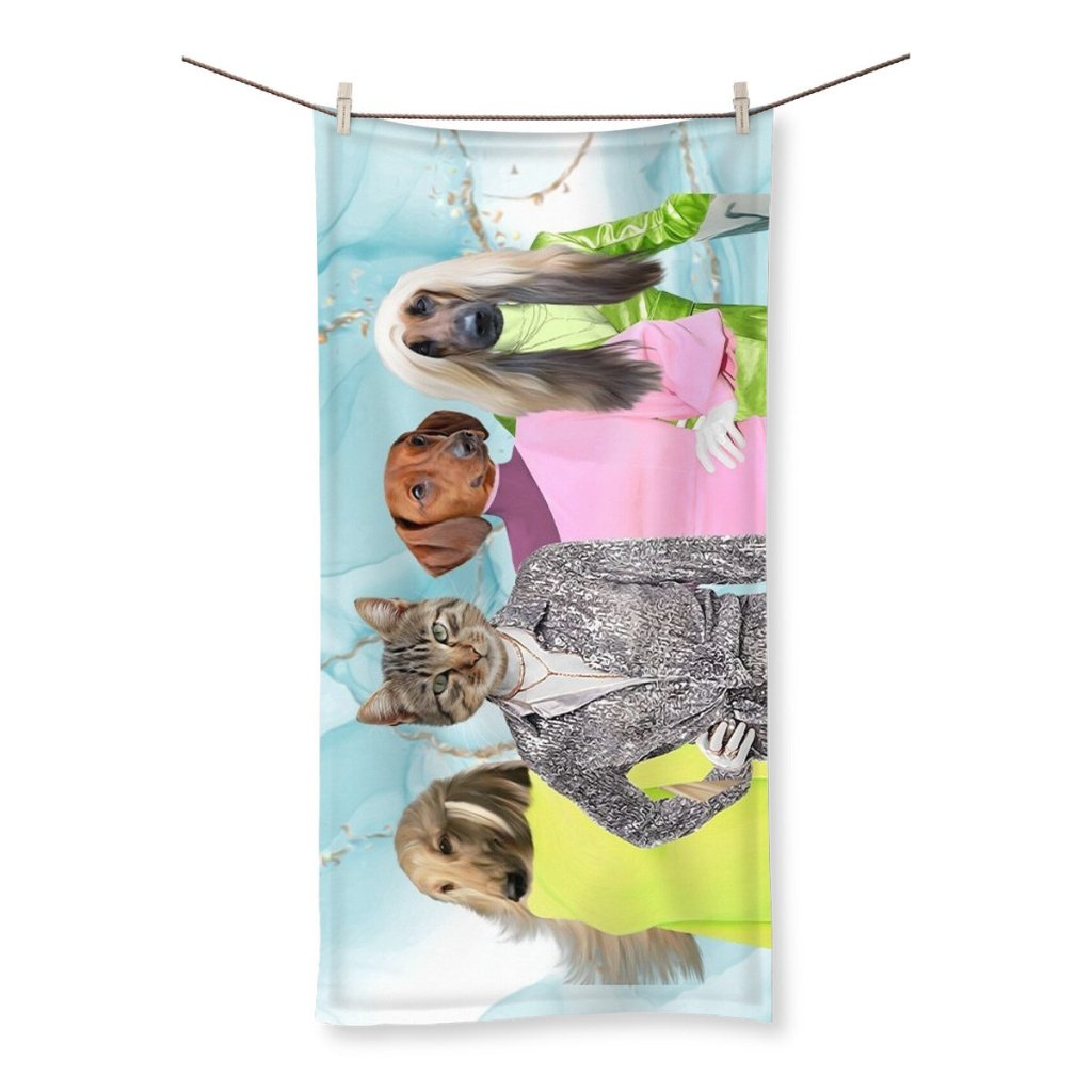 Pet Portraits | Real Housewives Of Beverley Hills: Custom Pet Towel | Paw & Glory