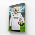 Real Pawdrid Football Club: Custom Pet Canvas