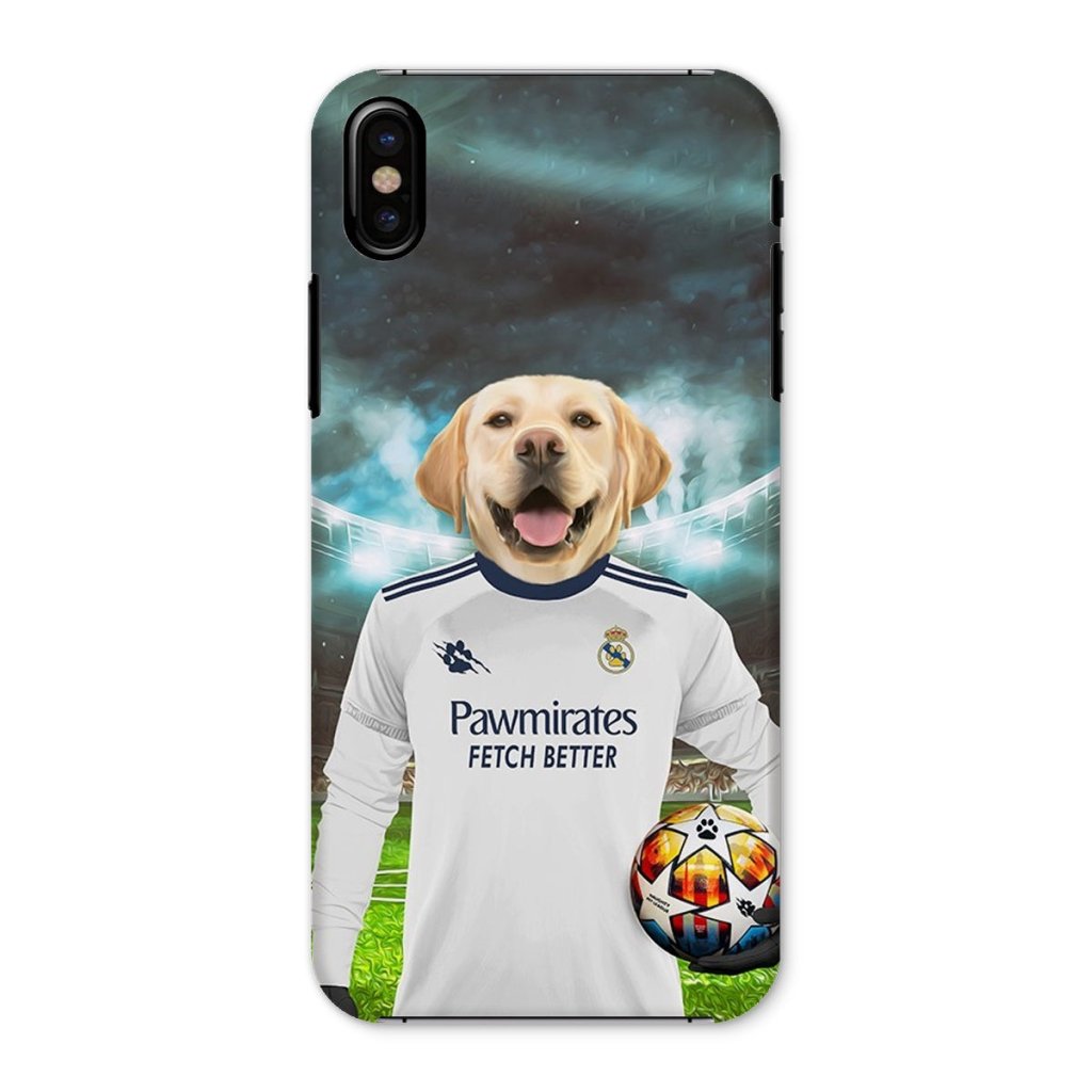 Pet Portraits | Real Pawdrid Football Club: Custom Pet Snap Phone Case | Paw & Glory