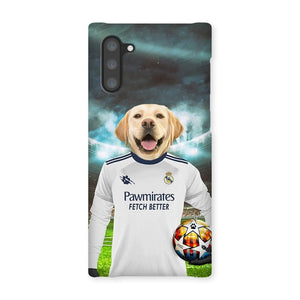 Real Pawdrid Football Club: Custom Pet Snap Phone Case - Paw & Glory - Dog Portraits - Pet Portraits