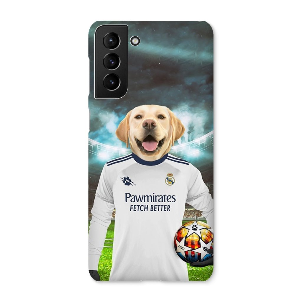 Pet Portraits | Real Pawdrid Football Club: Custom Pet Snap Phone Case | Paw & Glory