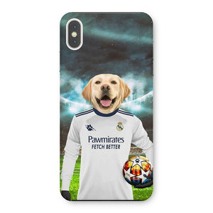 Real Pawdrid Football Club: Custom Pet Snap Phone Case - Paw & Glory - Dog Portraits - Pet Portraits