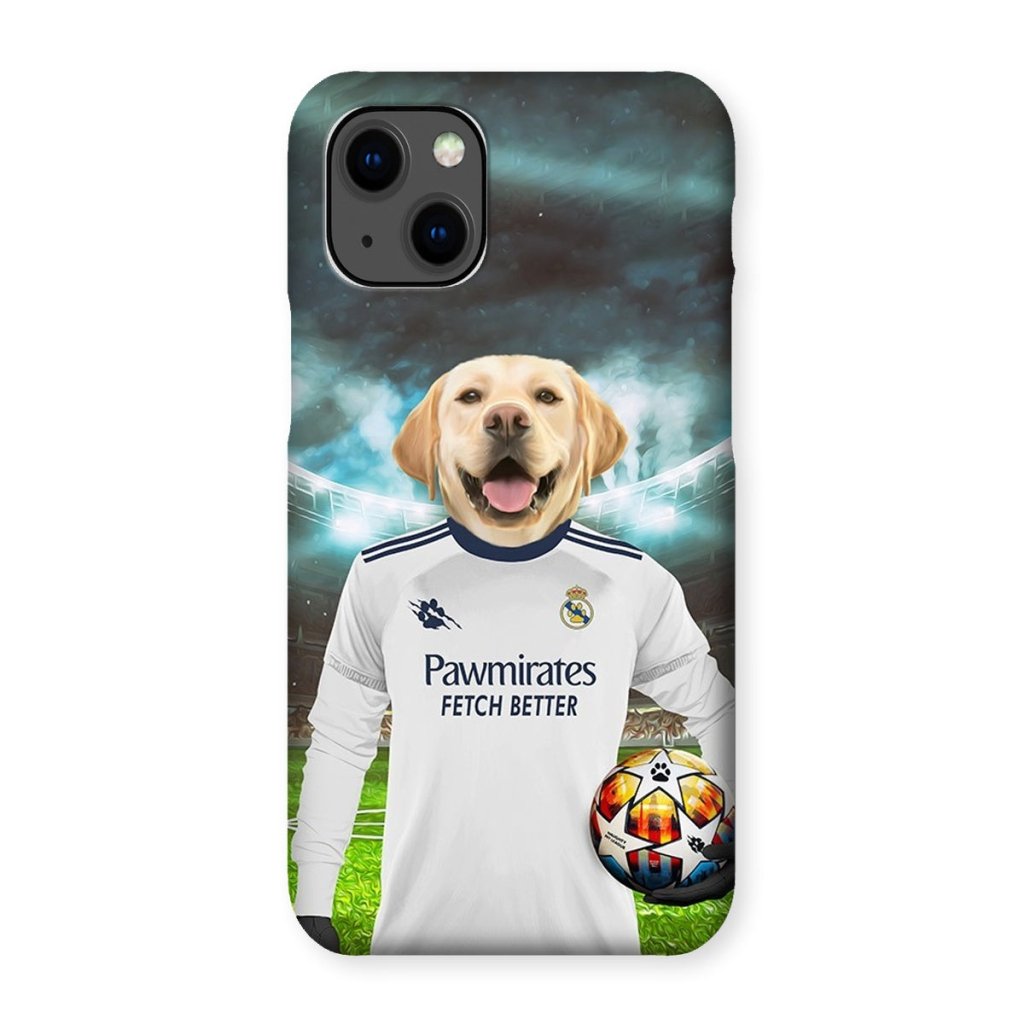 Pet Portraits | Real Pawdrid Football Club: Custom Pet Snap Phone Case | Paw & Glory