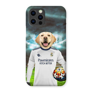 Real Pawdrid Football Club: Custom Pet Snap Phone Case - Paw & Glory - Dog Portraits - Pet Portraits