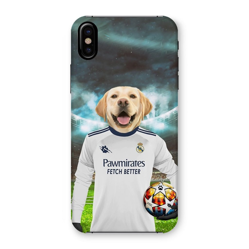 Pet Portraits | Real Pawdrid Football Club: Custom Pet Snap Phone Case | Paw & Glory