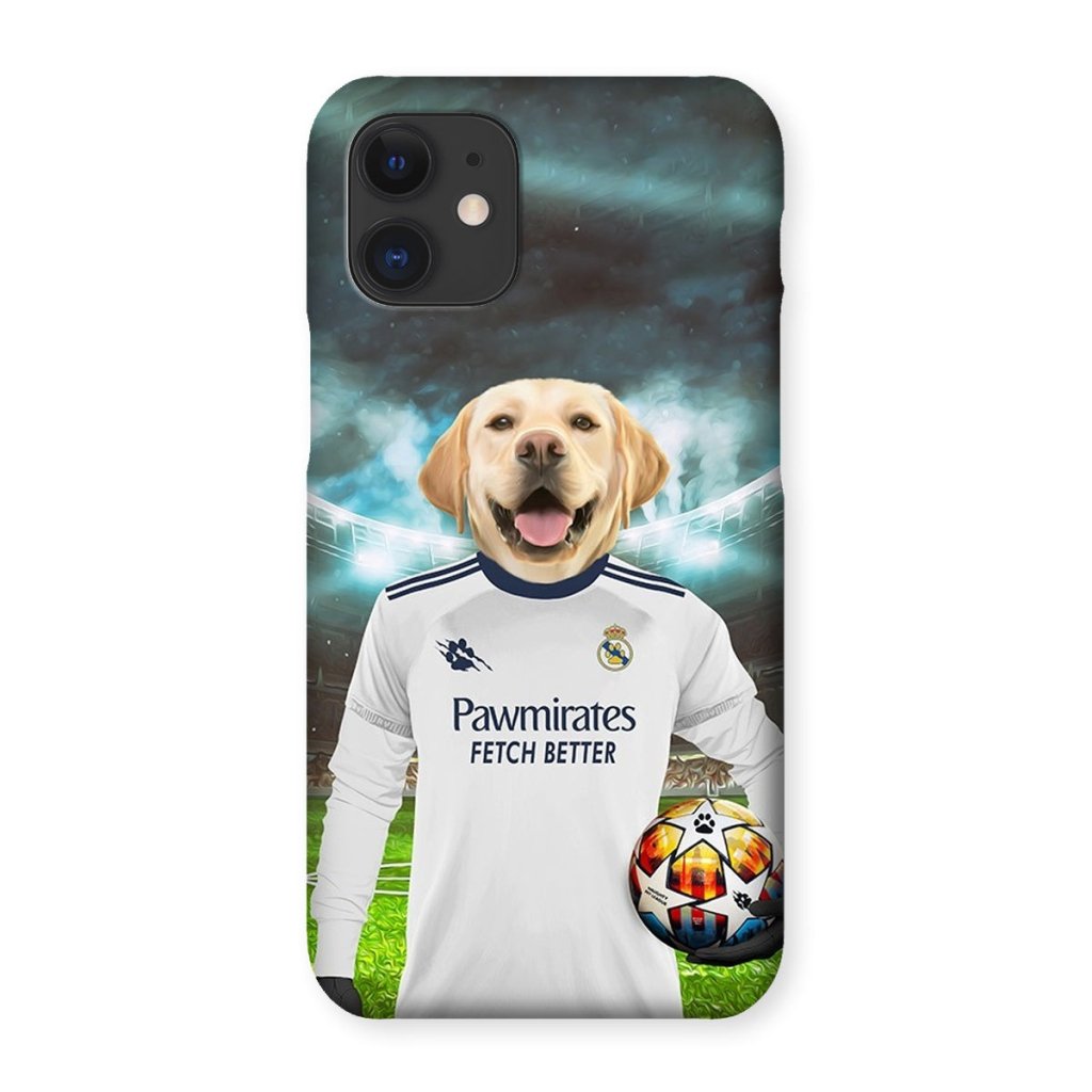 Pet Portraits | Real Pawdrid Football Club: Custom Pet Snap Phone Case | Paw & Glory