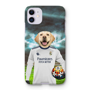 Real Pawdrid Football Club: Custom Pet Snap Phone Case - Paw & Glory - Dog Portraits - Pet Portraits