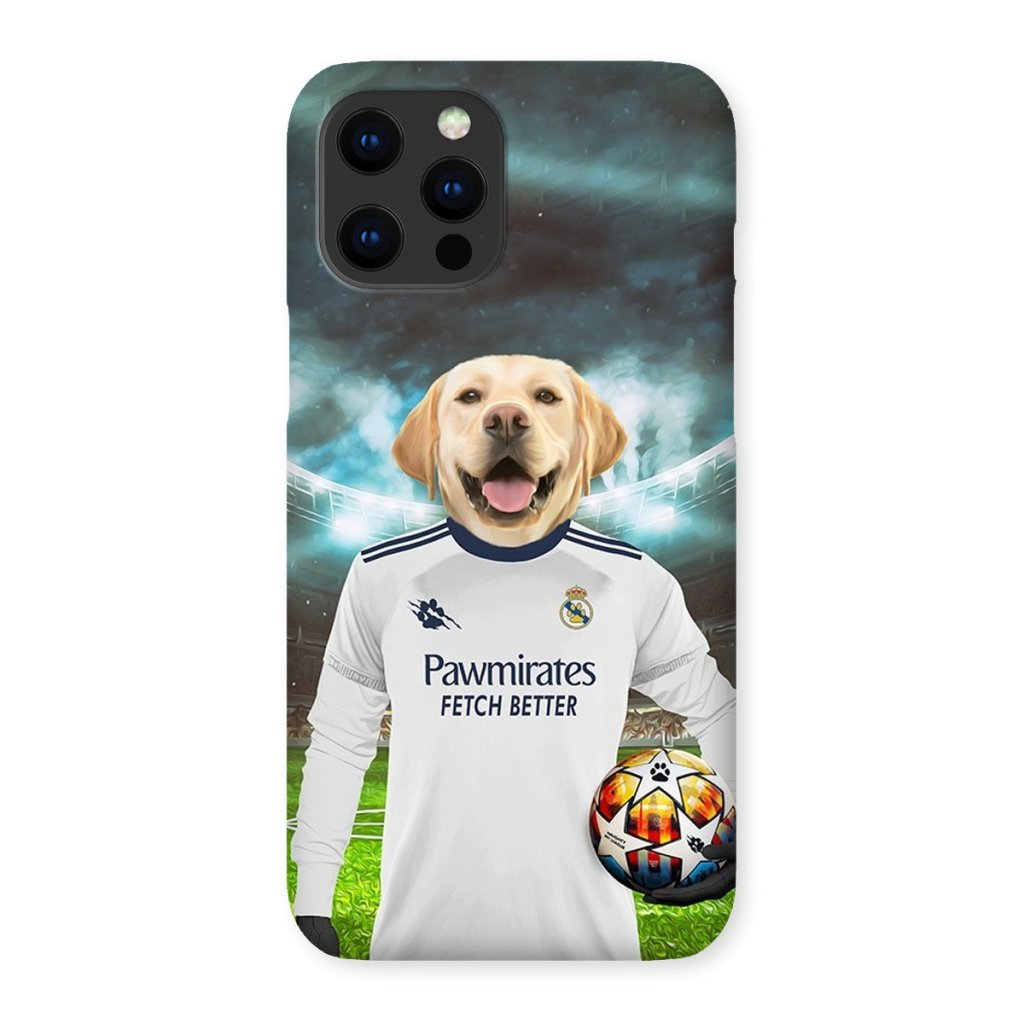 Real Pawdrid Football Club: Custom Pet Snap Phone Case - Paw & Glory - Dog Portraits - Pet Portraits