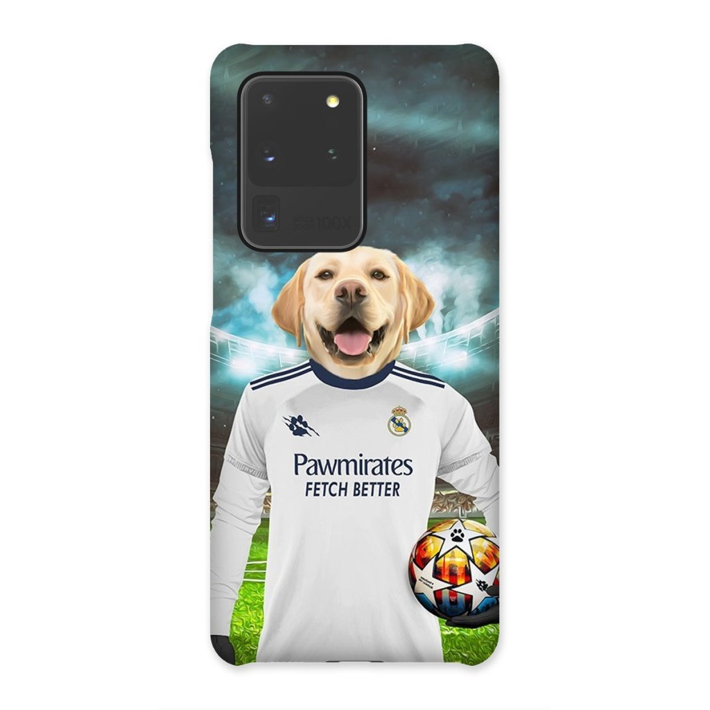 Pet Portraits | Real Pawdrid Football Club: Custom Pet Snap Phone Case | Paw & Glory
