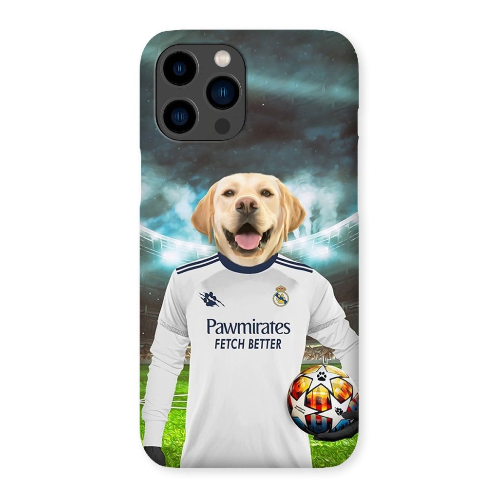 Pet Portraits | Real Pawdrid Football Club: Custom Pet Snap Phone Case | Paw & Glory