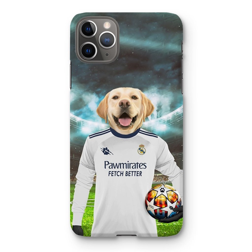 Pet Portraits | Real Pawdrid Football Club: Custom Pet Snap Phone Case | Paw & Glory