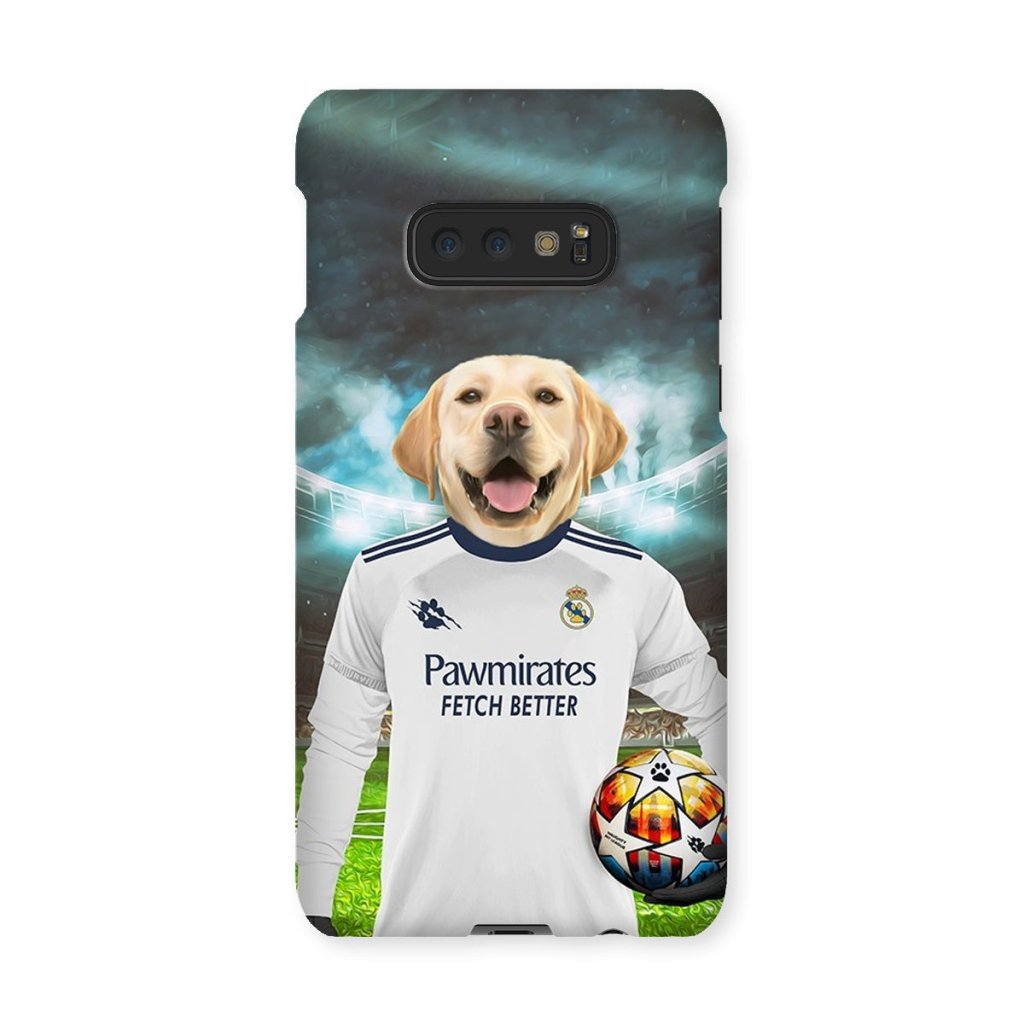 Pet Portraits | Real Pawdrid Football Club: Custom Pet Snap Phone Case | Paw & Glory