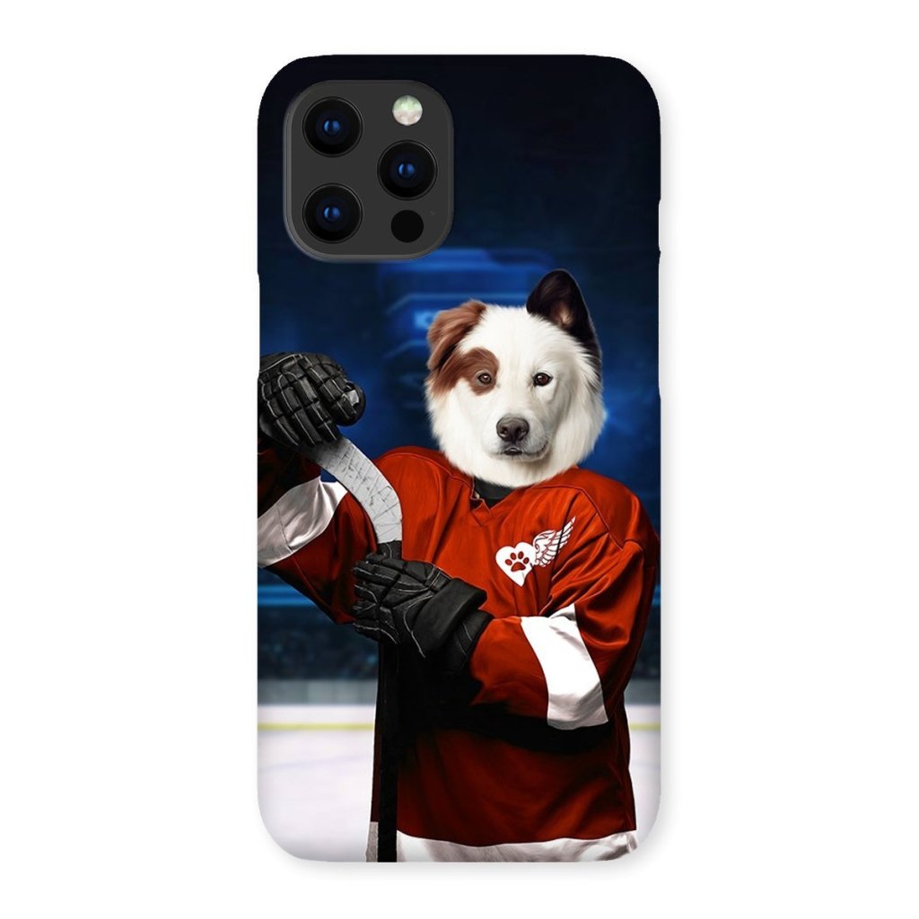 Pet Portraits | Red Paw Wings: Custom Pet Phone Case | Paw & Glory