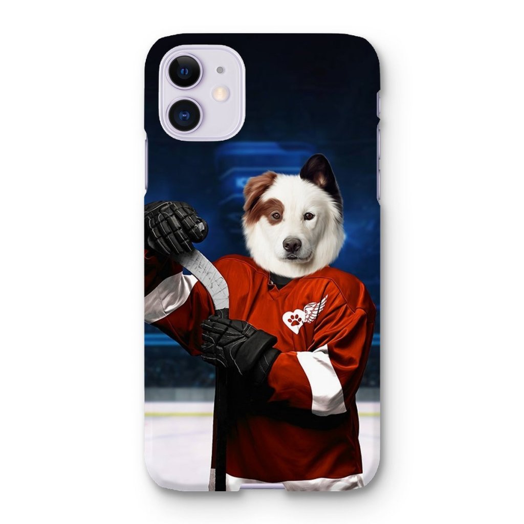 Pet Portraits | Red Paw Wings: Custom Pet Phone Case | Paw & Glory