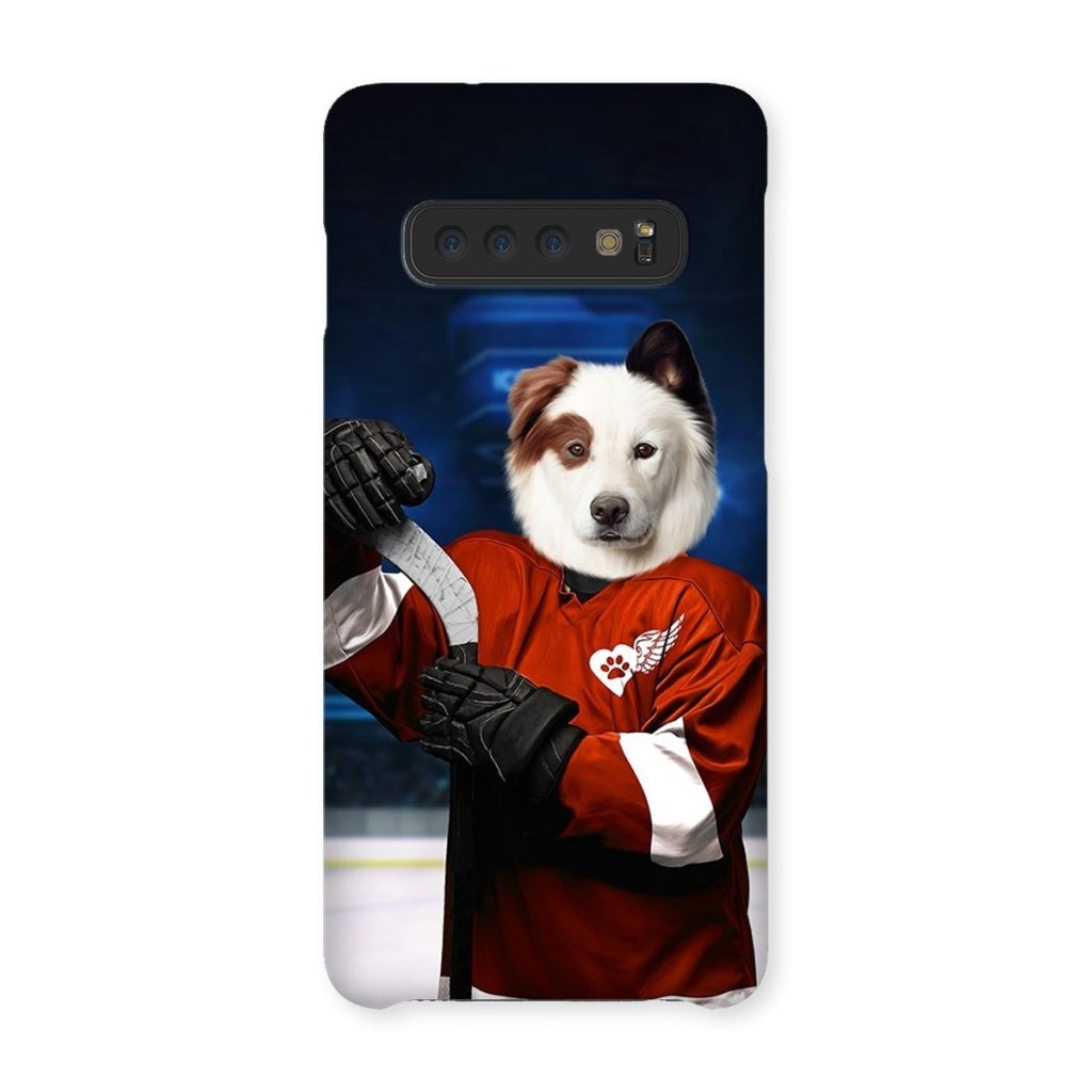 Pet Portraits | Red Paw Wings: Custom Pet Phone Case | Paw & Glory