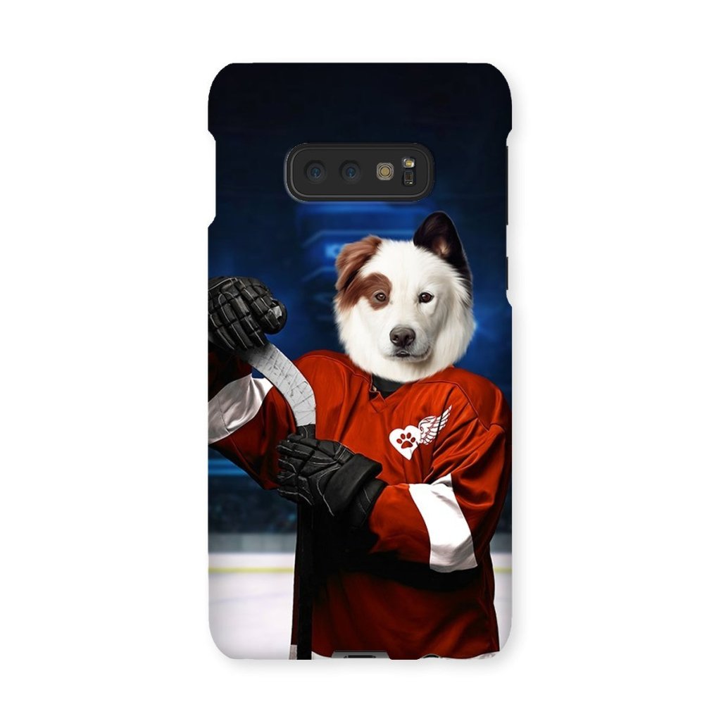 Pet Portraits | Red Paw Wings: Custom Pet Phone Case | Paw & Glory