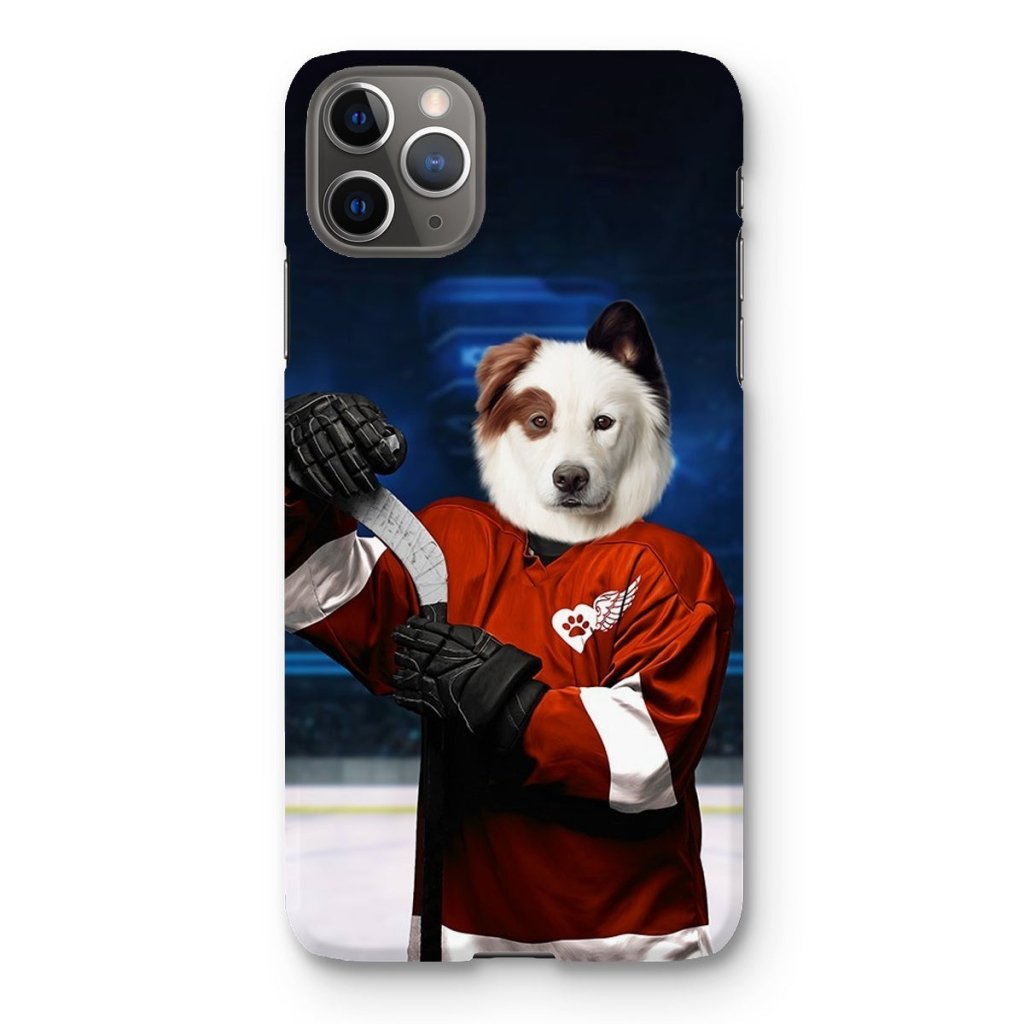 Pet Portraits | Red Paw Wings: Custom Pet Phone Case | Paw & Glory