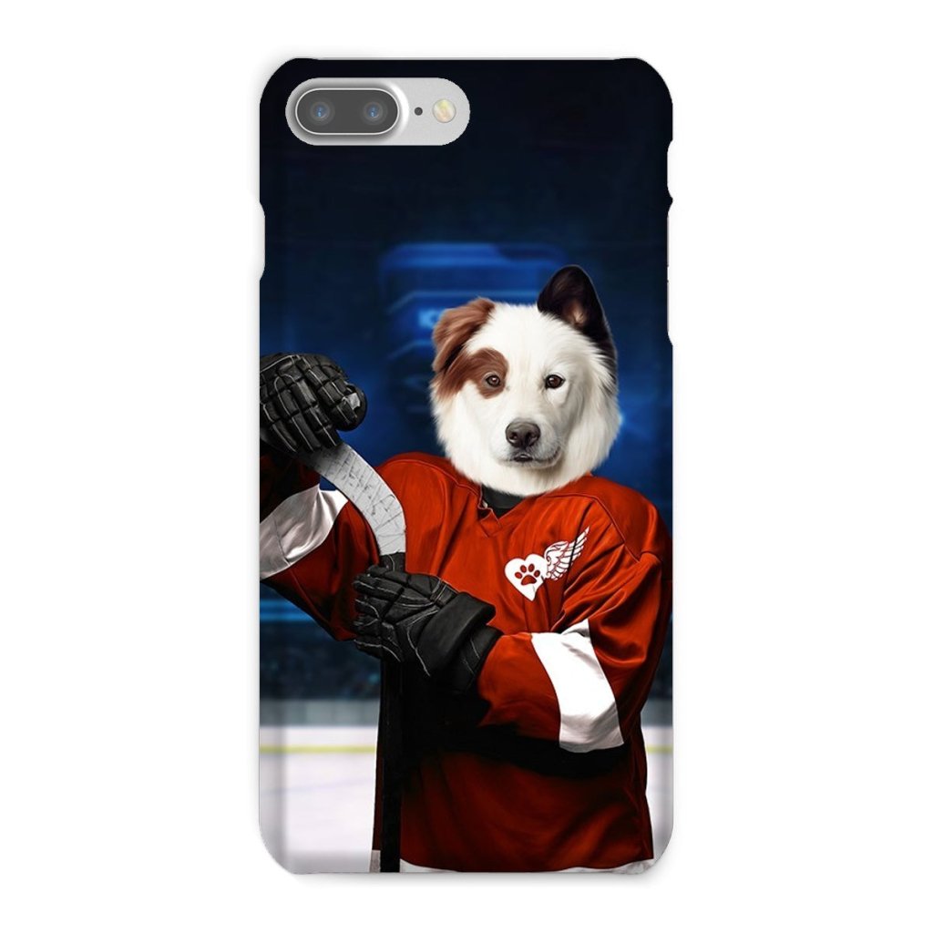 Pet Portraits | Red Paw Wings: Custom Pet Phone Case | Paw & Glory