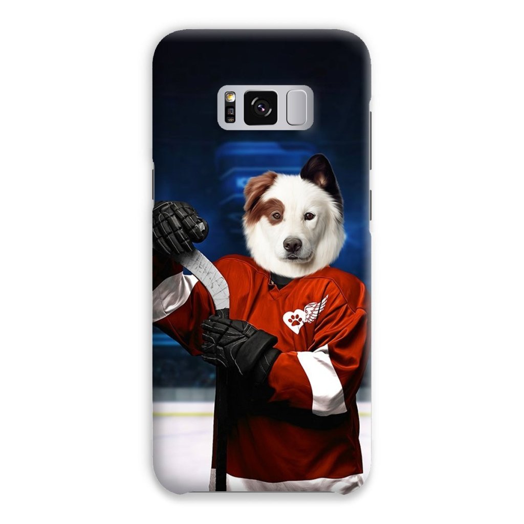 Pet Portraits | Red Paw Wings: Custom Pet Phone Case | Paw & Glory