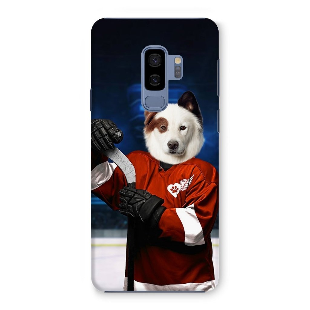 Pet Portraits | Red Paw Wings: Custom Pet Phone Case | Paw & Glory